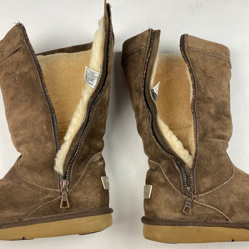 Ugg Cargo III Suede Boots Brown Women's Size 6 - Picture 6 of 16